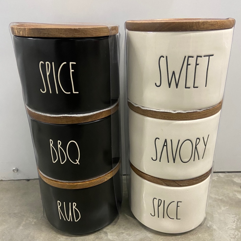 Rae Dunn spice cellars